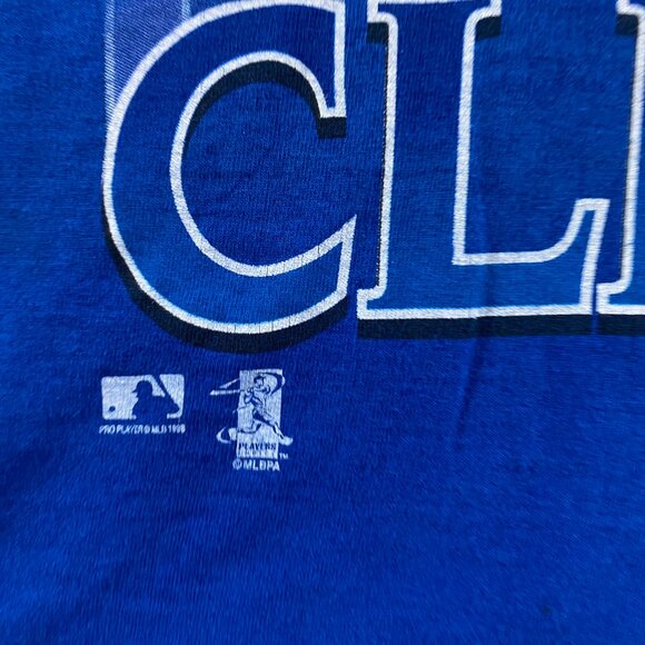 Vintage Roger Clemens Toronto Blue Jays T Shirt Men's XL Pro Player Blue Cotton - Picture 3 of 9
